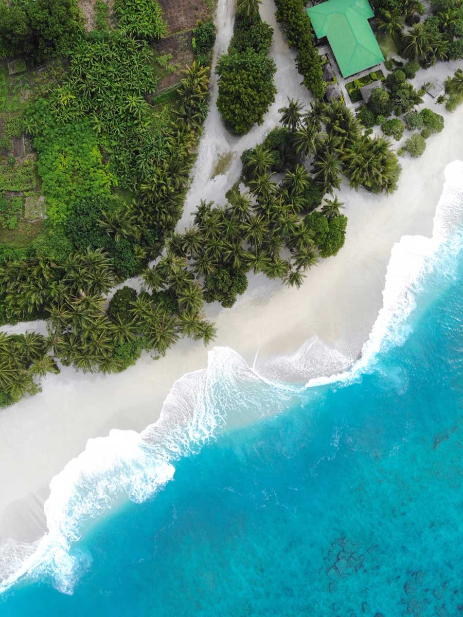 Forkland (Fuvahmulah) in Maldives