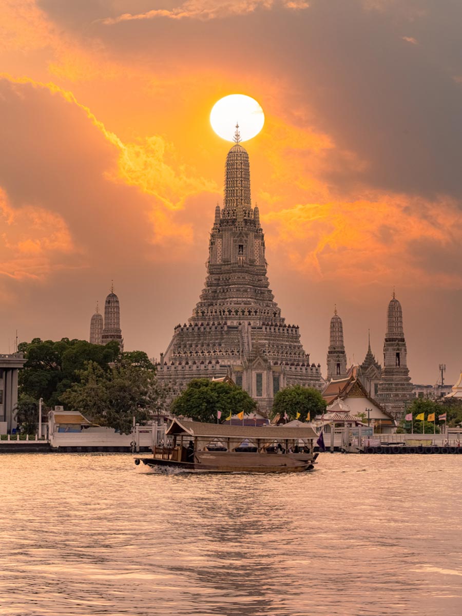 Wat Arun or Temple of Dawn in Bangkok Thailand