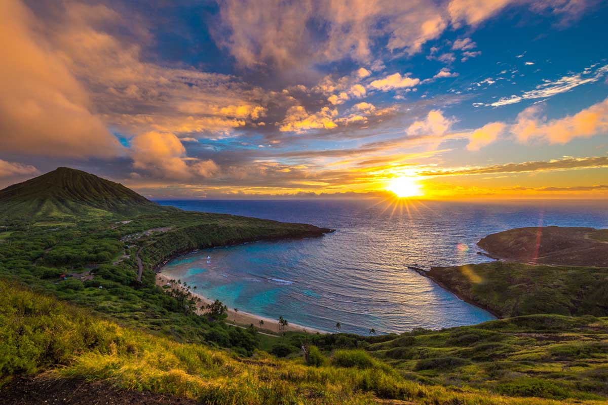 Hanauma Bay on Oahu, Hawaii