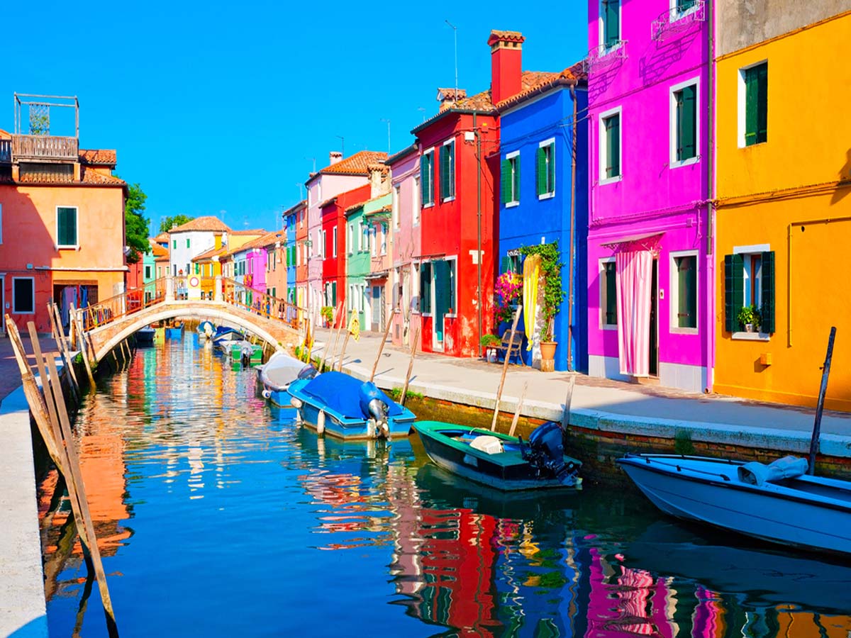 Burano Island near Venice, Italy