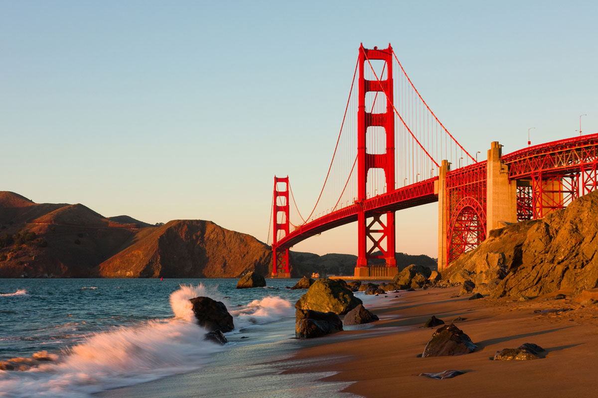 Golden Gate Bridge in San Francisco 