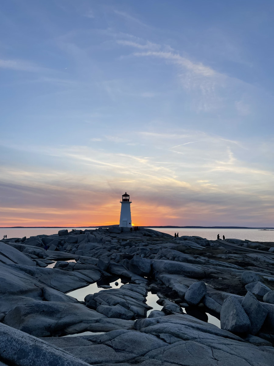 Peggy’s cove Nova Scotia Halifax Sunset